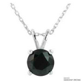 2 Carat Black Pure Brilliance Pendant Made with Swarovski Zirconia